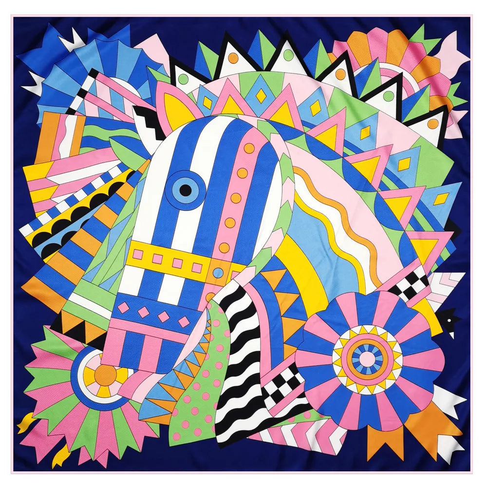 Manual Hand Rolled Twill Silk Scarf