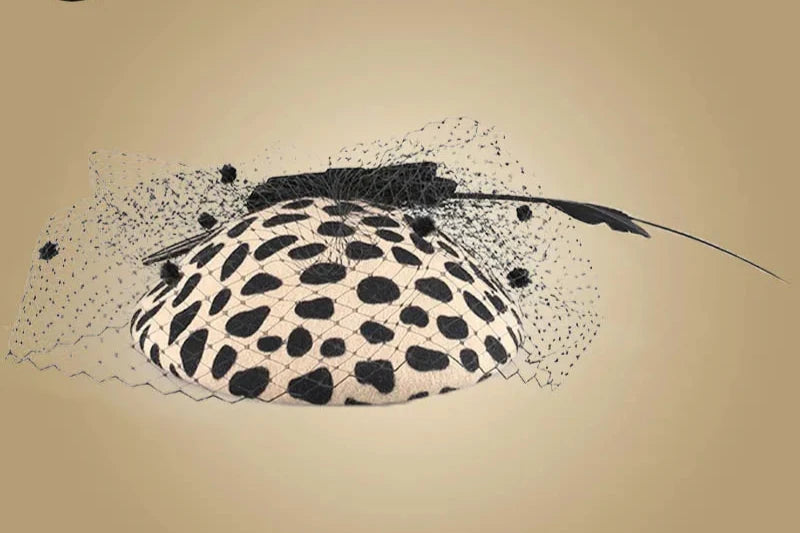 Leopard Derby Hat