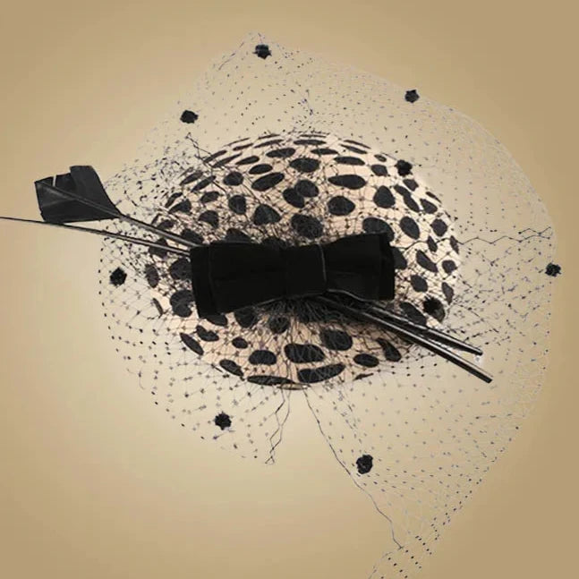 Leopard Derby Hat