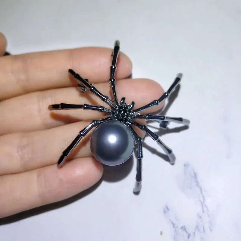 The Velvet Weaver Spider Brooch