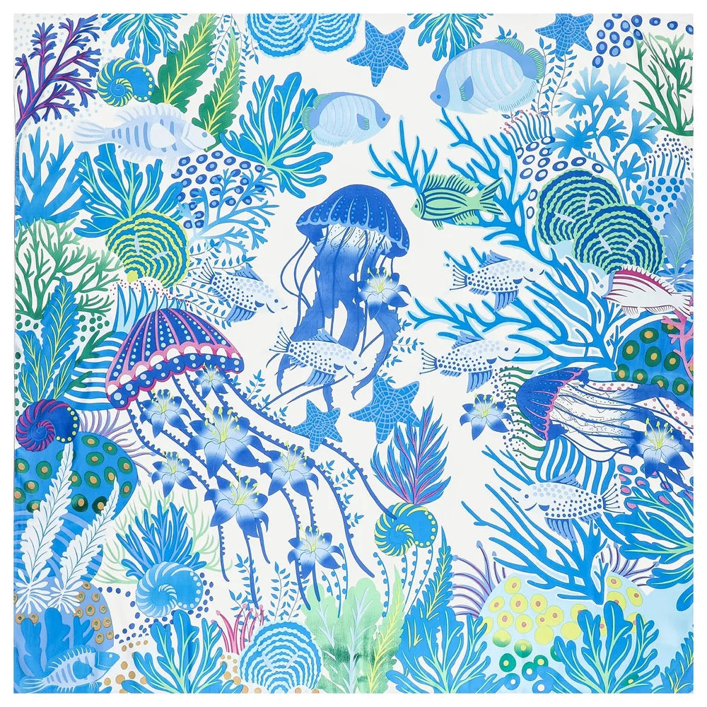 Azure Drift Scarf