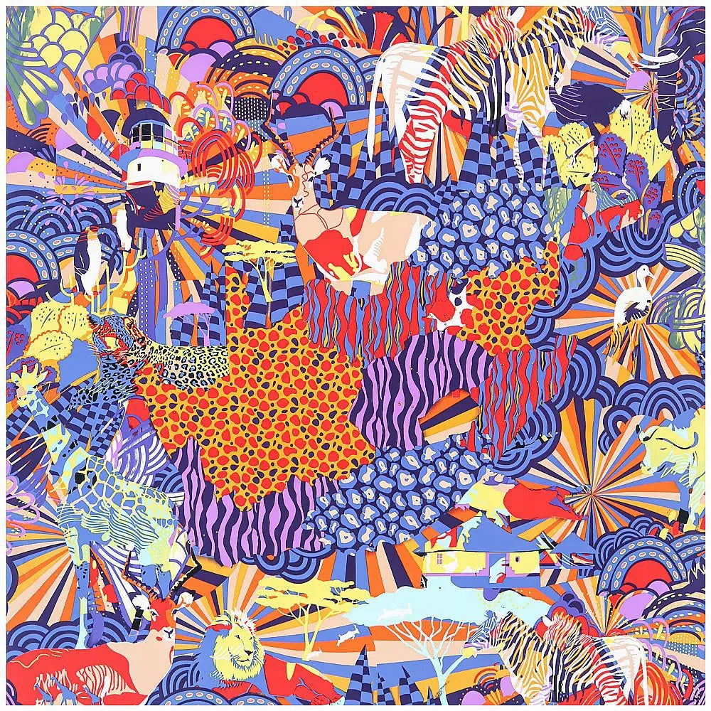 DreamWarp Psychedelic Scarf