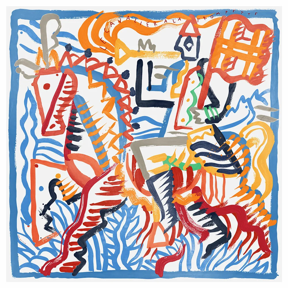 Painted Horse Twill Silk Scarf