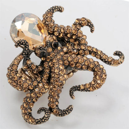 Octopus stretch ring antique