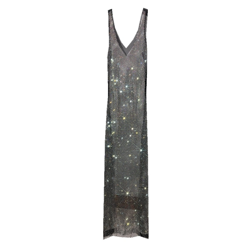 New Summer Rhinestone Party Dress