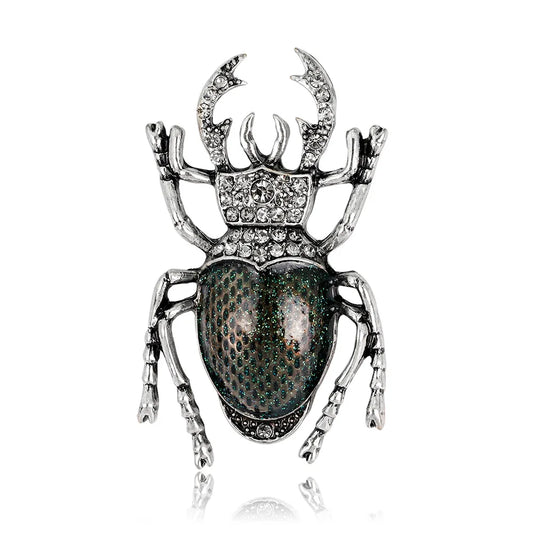 Punk style Beetle Brooch