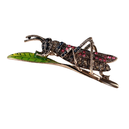 The Golden Grasshopper Brooch